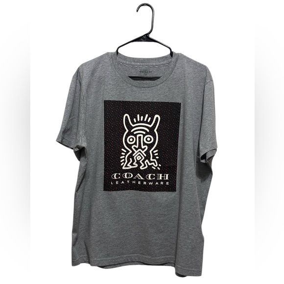 coach keith hearing leatherware t shirt - Picture 1 of 8